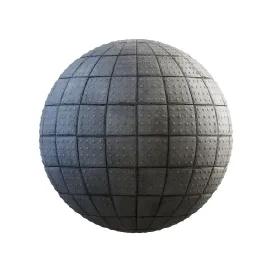 Grey square cocnrete pavement